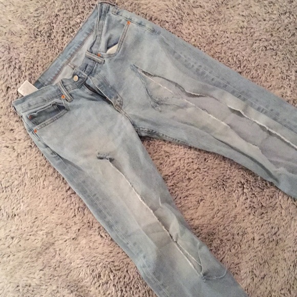 Ripped festival Levi dad jeans - Picture 3 of 5